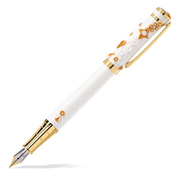 White Gold Flowers Stilou