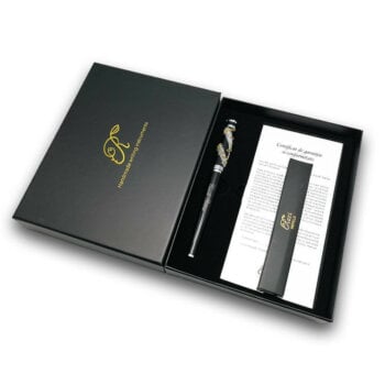 Black Gold Feather Stilou