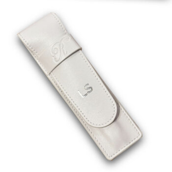 Etui premium ivory piele naturala