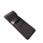etui premium negru pentru stilou piele naturala