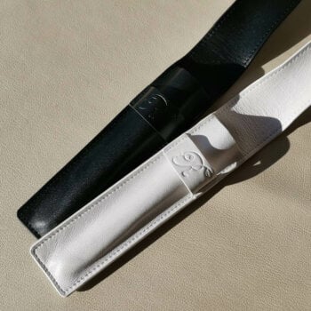 Etui premium ivory piele naturala