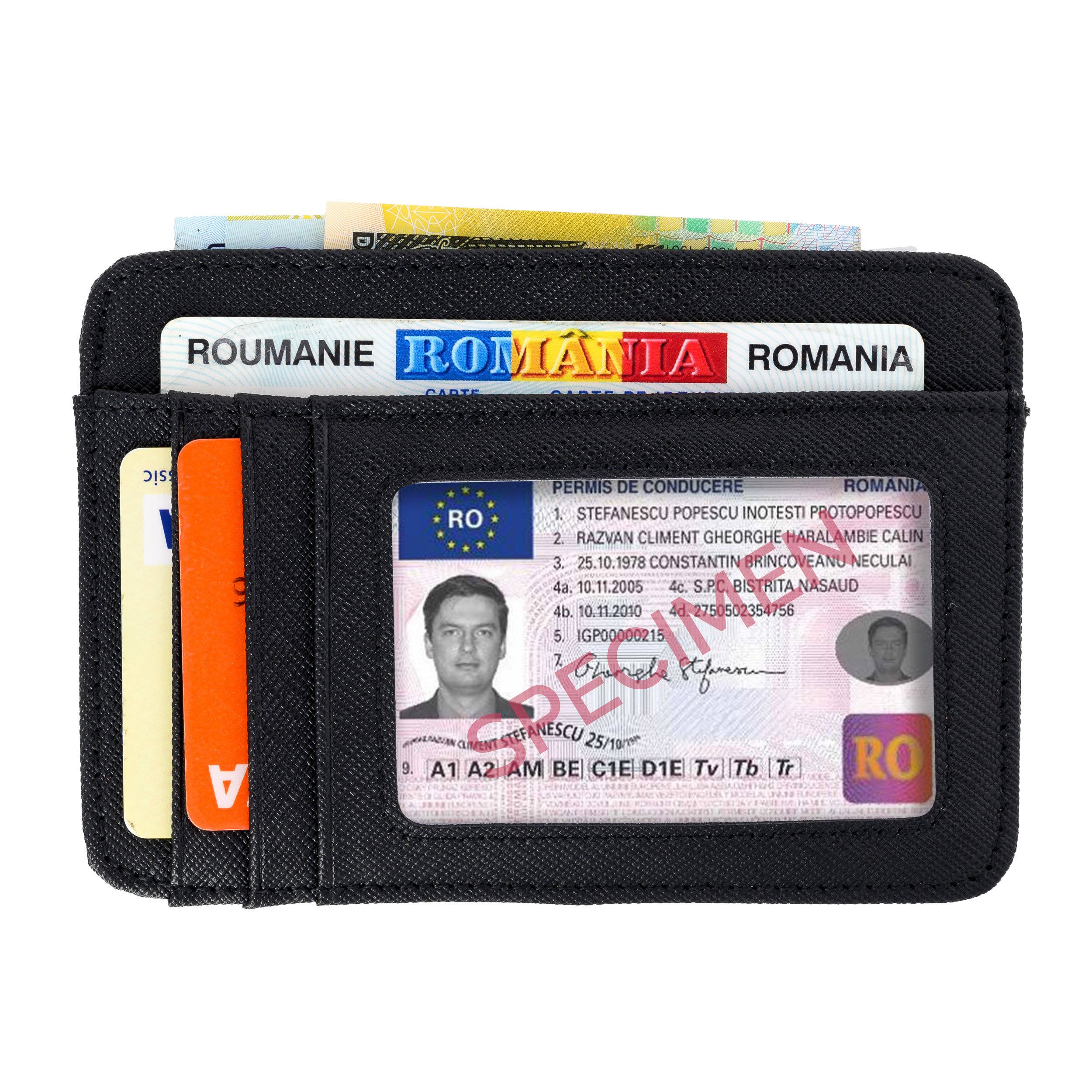 port card black pearl piele naturalӑ