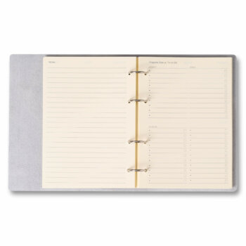 Agendӑ 2025 Light Pink Piele naturalӑ A5