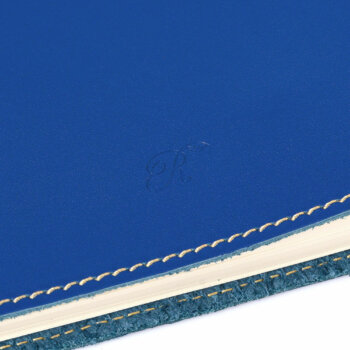 Agendӑ 2025 Blue Lightning Piele naturalӑ A5