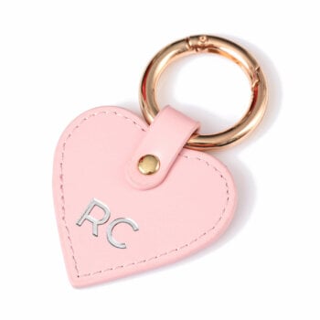 Breloc Pink Heart Piele Naturalӑ