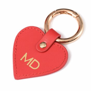 Breloc Red Heart Piele Naturalӑ