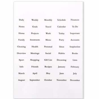 Agendă 2025 Black Pearl Piele naturală A5