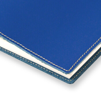 Agendӑ 2025 Blue Lightning Piele naturalӑ A5