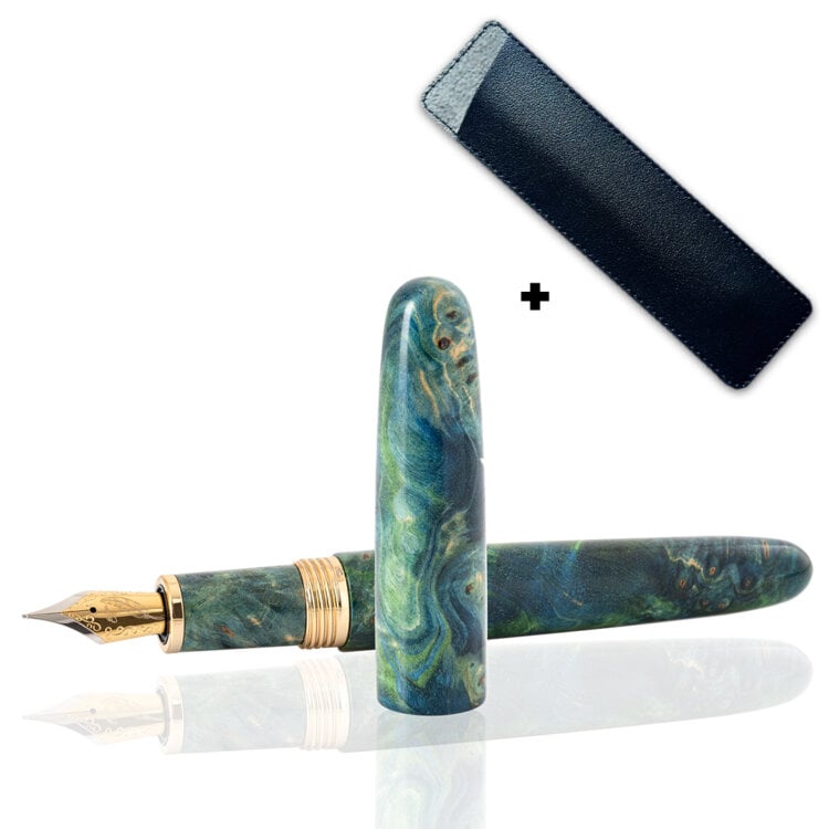 delta dunãrii stilou + etui piele