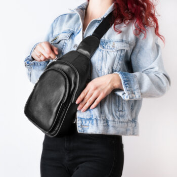 Geantã de umãr Black Pearl Piele Naturalã