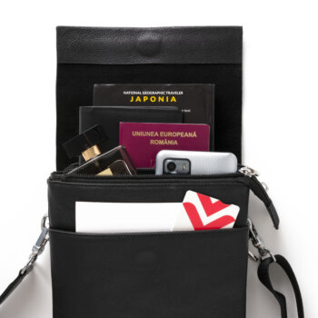 Geantã de umãr Aviator Piele Naturalã