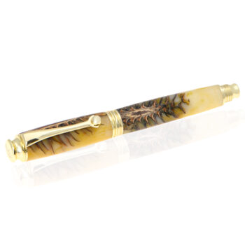 Yellow Pinecone Stilou Lemn Rășină