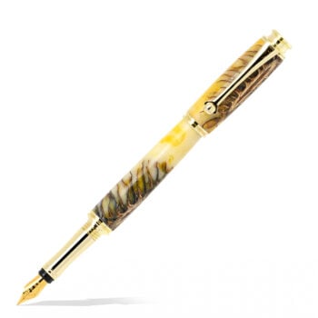 Yellow Pinecone Stilou Lemn Rășină