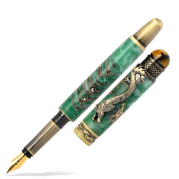dragon stilou lemn rășină