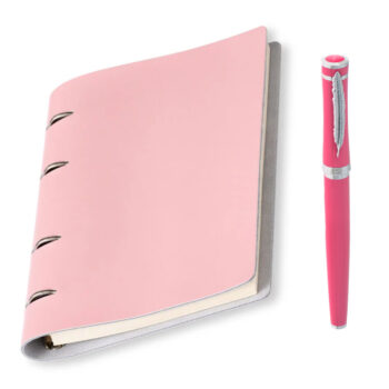 Set agende si stilou Candy Pink