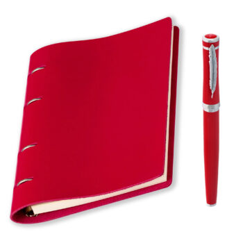 set agenda si stilou red amour